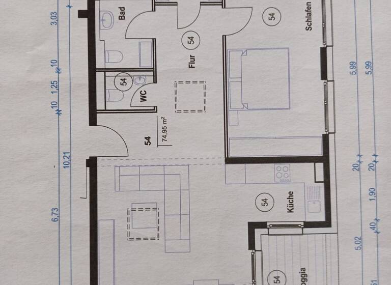 Wohnung zum Kauf 349.000 € 2 Zimmer 73,9 m² 3. Geschoss frei ab 01.06.2026 Aulendorf 88326