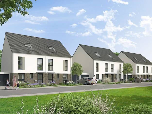 Doppelhaushälfte zum Kauf provisionsfrei 431.900 € 5 Zimmer 132 m² 216 m² Grundstück frei ab sofort Achterathsfeld Moers 47447