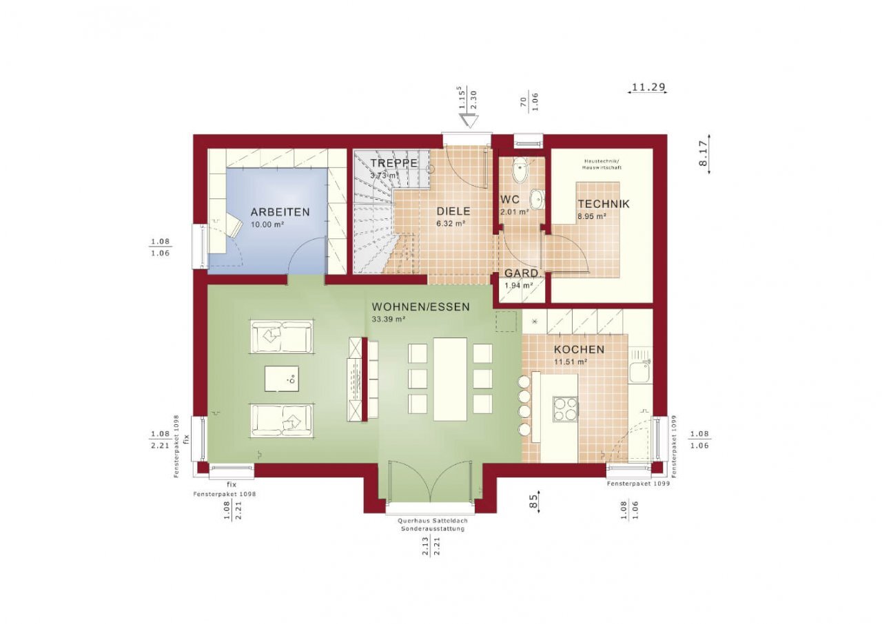 Einfamilienhaus zum Kauf provisionsfrei 563.734 € 5 Zimmer 162 m²<br/>Wohnfläche 1.087 m²<br/>Grundstück Waldrach 54320