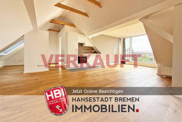 Wohnung zum Kauf 169.000 € 1 Zimmer 47 m² Dachgeschoss, 4. Geschoss Huckelriede Bremen 28201