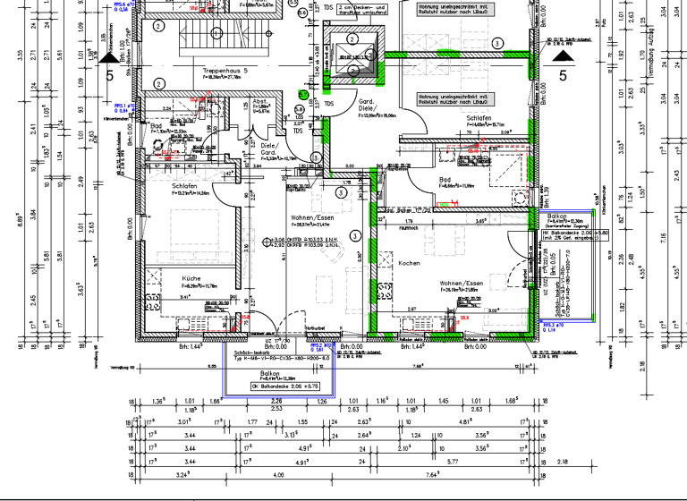 Wohnung zur Miete 858 € 2 Zimmer 66 m² 1. Geschoss Germersheim 76726