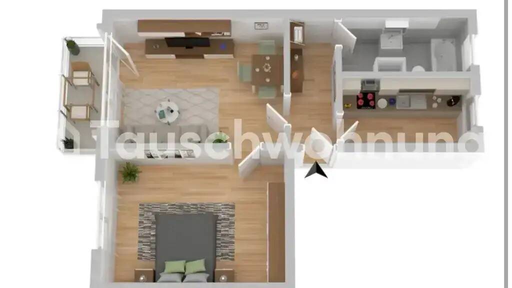 Wohnung zur Miete Tauschwohnung 400 € 2 Zimmer 50 m² Hansaviertel Rostock 18059