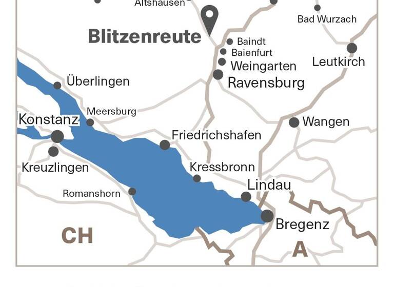 Wohnung zum Kauf provisionsfrei 599.000 € 4 Zimmer 95,6 m²<br/>Wohnfläche 1.<br/>Geschoss Blitzenreute Fronreute 88273