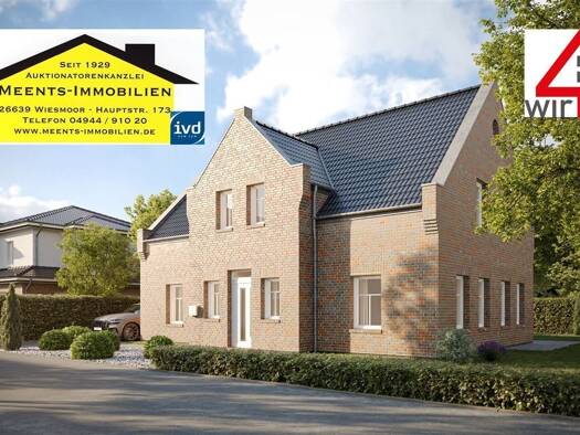 Einfamilienhaus zum Kauf - Erstbezug provisionsfrei 529.000 € 5 Zimmer 154,1 m² 600 m² Grundstück frei ab 01.10.2027 Wiesmoor 26639
