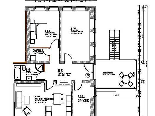 Wohnung zur Miete 880 € 4 Zimmer 88,7 m² 1 Geschosse frei ab 01.04.2026 Barther Straße 64 d Tribseer Stralsund 18437
