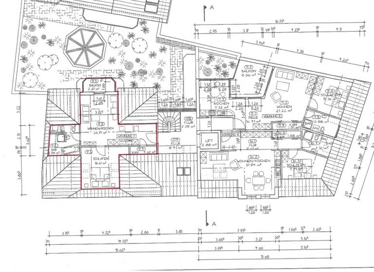 Wohnung zur Miete 400 € 2 Zimmer 47 m² Hagenow 19230