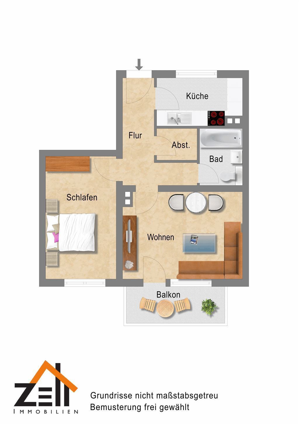 Wohnung zum Kauf 73.500 € 2 Zimmer 50,3 m²<br/>Wohnfläche 6.<br/>Geschoss ab sofort<br/>Verfügbarkeit Lauenburg , Elbe 21481