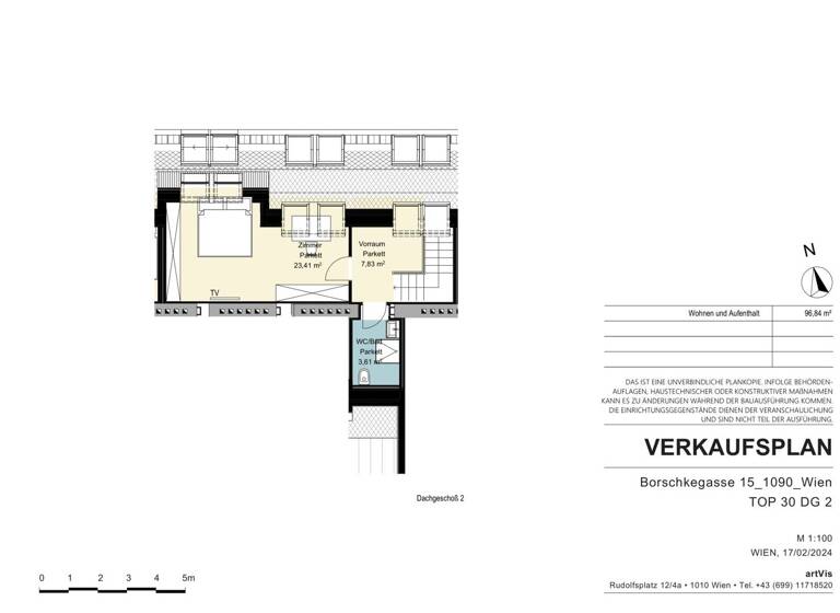 Maisonette zum Kauf 745.920 € 3 Zimmer 68,4 m² 4. Geschoss frei ab sofort Wien 1090