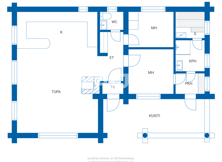 Haus zum Kauf 149.000 € 3 Zimmer 71 m² 1.707 m² Grundstück Pyytömiehentie 3 Kemijärvi 98720