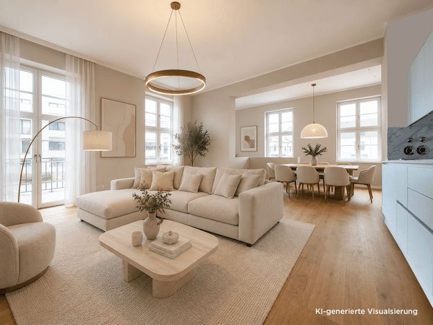 Wohnung zur Miete - Erstbezug 1.500 € 2 Zimmer 95,7 m² Bogenstraße 1 Wolfgang Hanau 63457