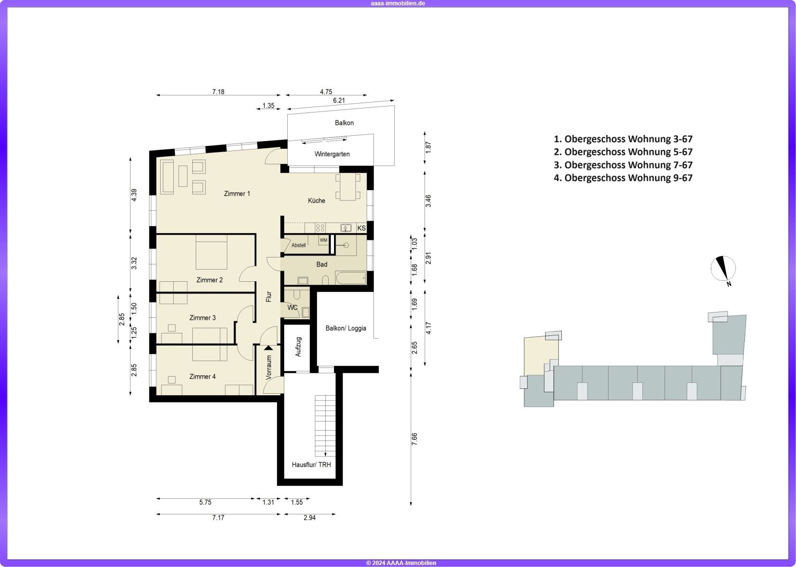 Wohnung zur Miete 2.925 € 4 Zimmer 132,8 m²<br/>Wohnfläche 2.<br/>Geschoss Friedrichshain Berlin 10243