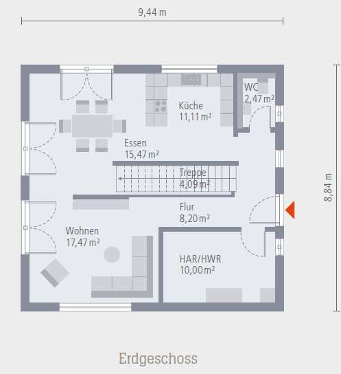 Einfamilienhaus zum Kauf provisionsfrei 365.900 € 4 Zimmer 135 m²<br/>Wohnfläche 620 m²<br/>Grundstück Oberkirchen Freisen 66629