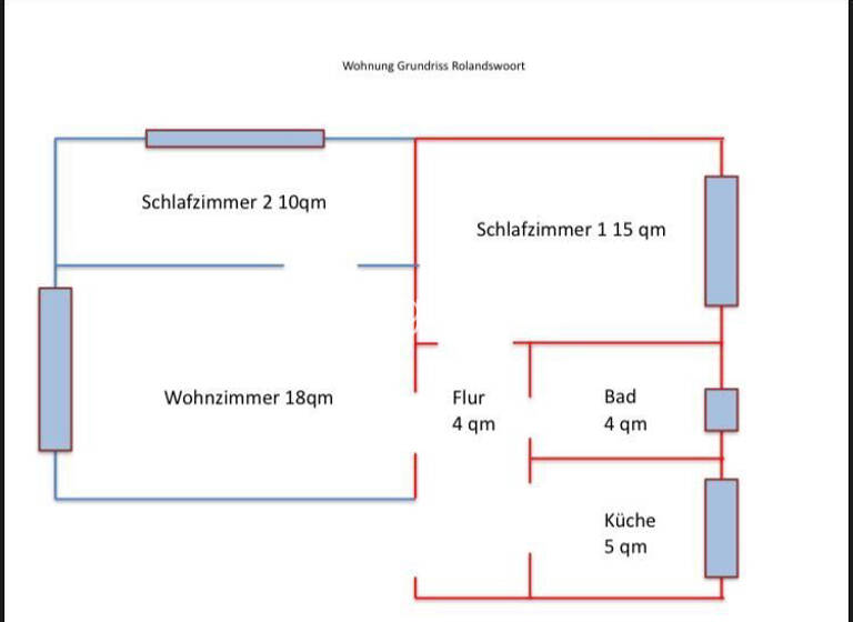 Studio zur Miete Tauschwohnung 850 € 3 Zimmer 57 m² 2. Geschoss Ottensen Hamburg 22763