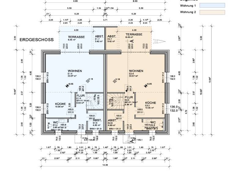 Doppelhaushälfte zum Kauf - Erstbezug 369.000 € 4 Zimmer 120,9 m² 348,5 m² Grundstück Leezen 23816