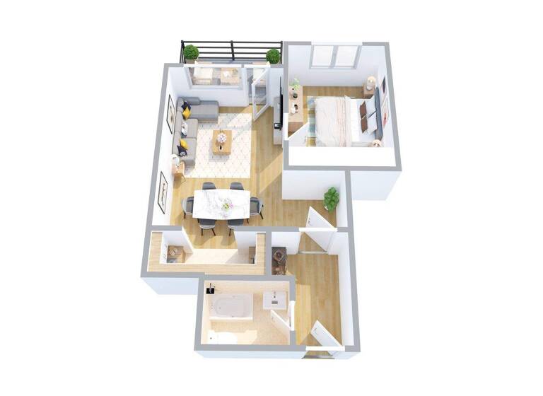 Wohnung zum Kauf 89.000 € 2 Zimmer 44,3 m² 1. Geschoss Neumühl Duisburg 47167