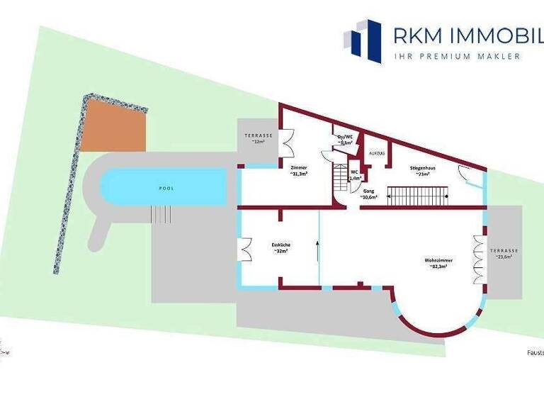 Haus zum Kauf 6.150.000 € 7 Zimmer 520 m² 208 m² Grundstück Wien 1130