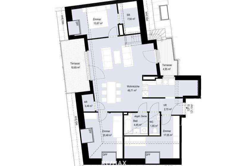 Penthouse zum Kauf - Erstbezug 1.436.100 € 4 Zimmer 121 m² 4. Geschoss Wien 1180