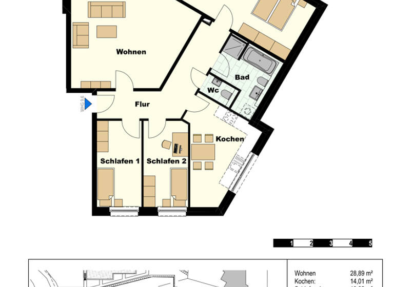 Wohnung zum Kauf - Erstbezug 790.200 € 4 Zimmer 110,3 m² Wesselburer Weg 12 Osdorf Hamburg 22549