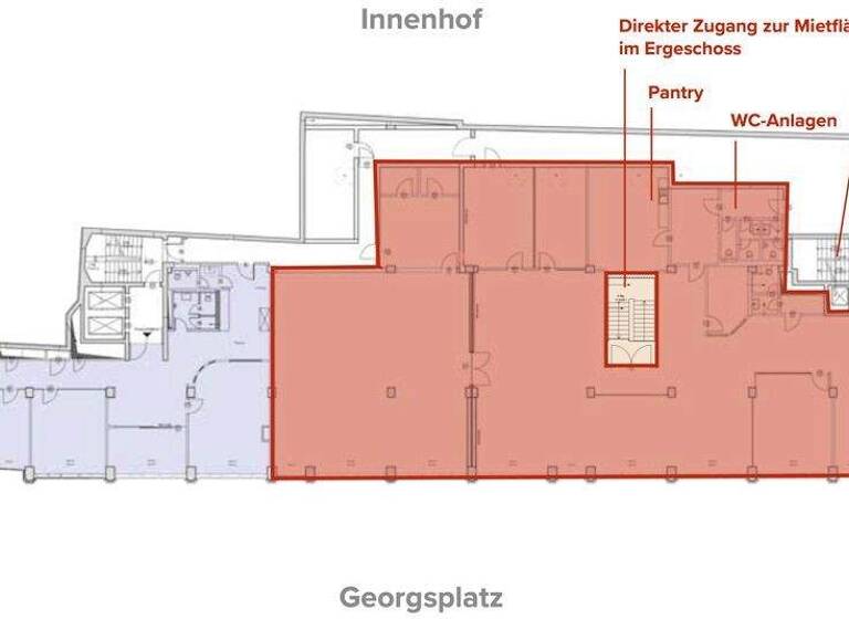 Bürofläche zur Miete provisionsfrei 9.585 € 426 m² Bürofläche Hamburg-Altstadt Hamburg / Altstadt 20095