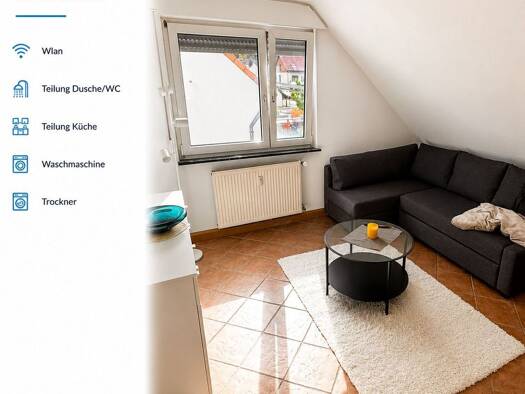 WG-Zimmer zur Miete auf Zeit 610 € 30 m² frei ab 01.01.2027 Hohenbergstraße Wolfartsweier Wolfartsweier 76228