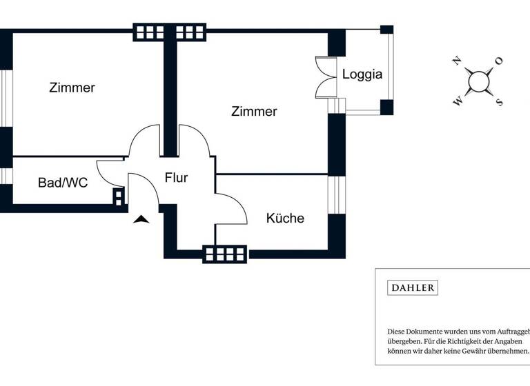 Wohnung zum Kauf 249.000 € 2 Zimmer 47,6 m² EG Zehlendorf Berlin / Zehlendorf 14169