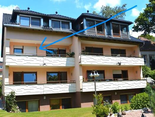 Wohnung zur Miete 500 € 2 Zimmer 51 m² Geschoss 1/4 frei ab sofort Am Stahlbrunnen 6 Bad Bocklet Bad Bocklet 97708