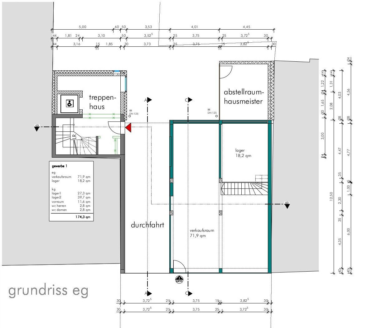 Bürofläche zur Miete 1.950 € 5 Zimmer 90,1 m²<br/>Bürofläche Planungsbezirk 103 Straubing 94315