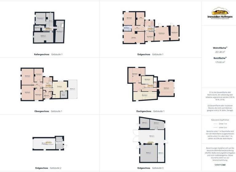 Einfamilienhaus zum Kauf 662.500 € 20 Zimmer 258 m² 638 m² Grundstück Niederdorfelden 61138