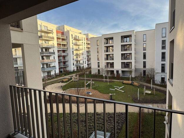 Wohnung zur Miete - Erstbezug 2.000 € 3 Zimmer 86 m² 2. Geschoss frei ab 01.02.2026 Goldina-Hirschberg-Straße 7 Bockenheim Frankfurt am Main 60486