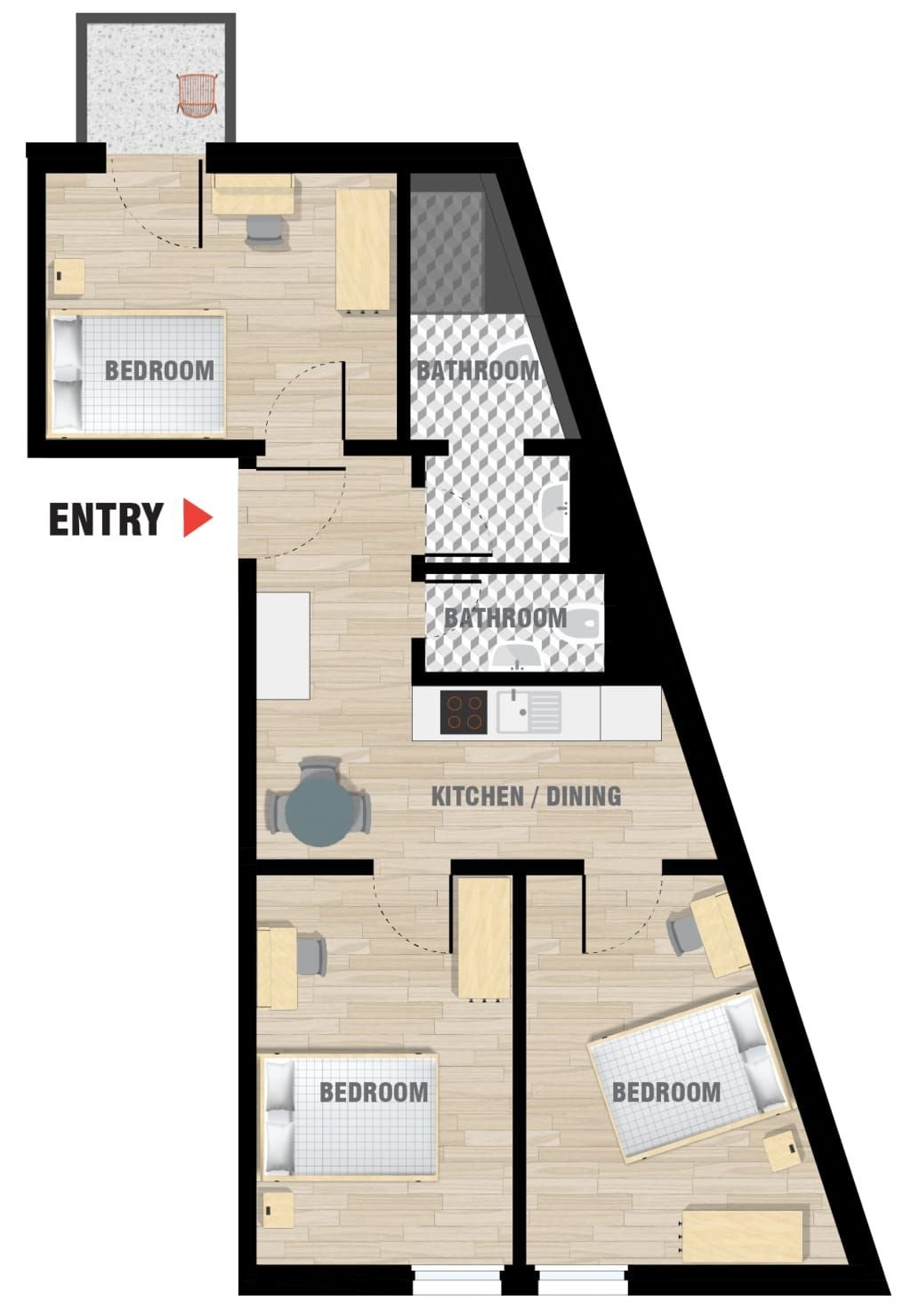 Wohnung zur Miete Wohnen auf Zeit 780 € 3 Zimmer 12,7 m²<br/>Wohnfläche 06.01.2025<br/>Verfügbarkeit Einbecker Straße 27 Friedrichsfelde Berlin 10317