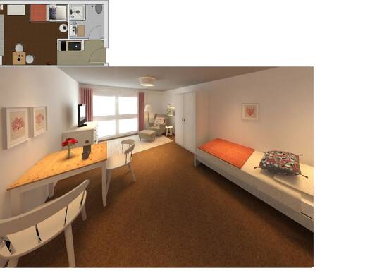 Wohnung zur Miete 425 € 1,5 Zimmer 27,5 m² Weißig Dresden 01328