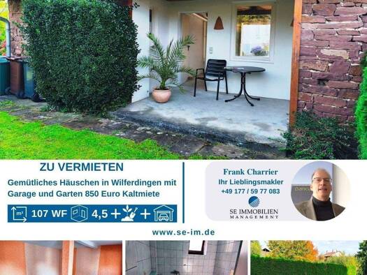 Haus zur Miete 850 € 4,5 Zimmer 107 m² Wilferdingen Remchingen 75196