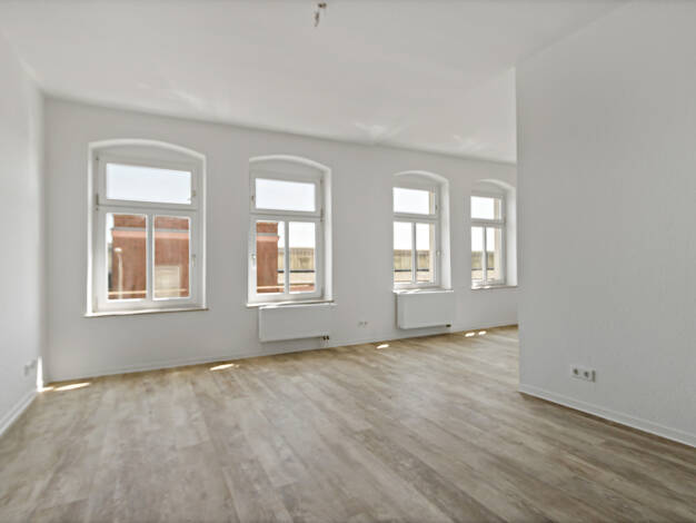 Wohnung zur Miete 820 € 4 Zimmer 91 m² frei ab sofort Volkmannstraße 18 Innenstadt Halle 06112
