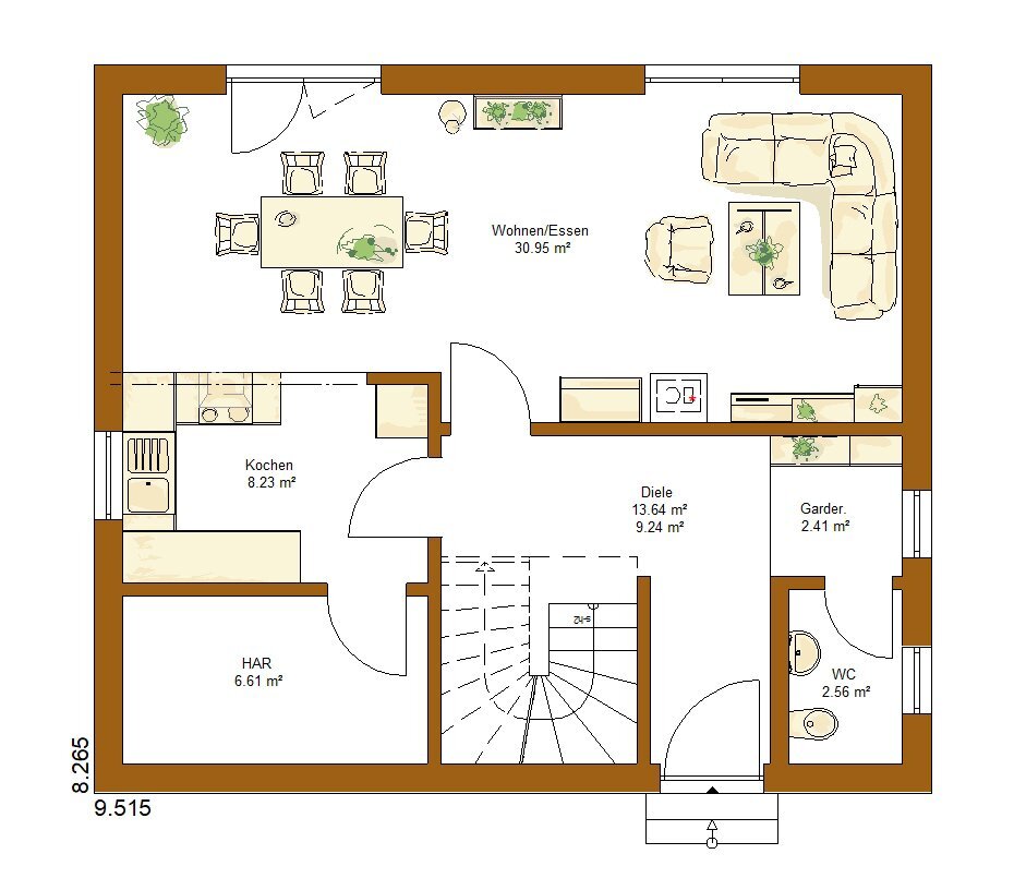 Einfamilienhaus zum Kauf provisionsfrei 306.920 € 4 Zimmer 123 m²<br/>Wohnfläche 758 m²<br/>Grundstück Rimbach Schlitz 36110