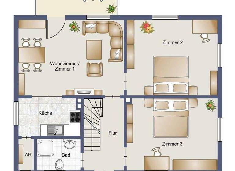 Einfamilienhaus zum Kauf 208.000 € 6 Zimmer 107 m² 1.061 m² Grundstück Neuenrade 58809