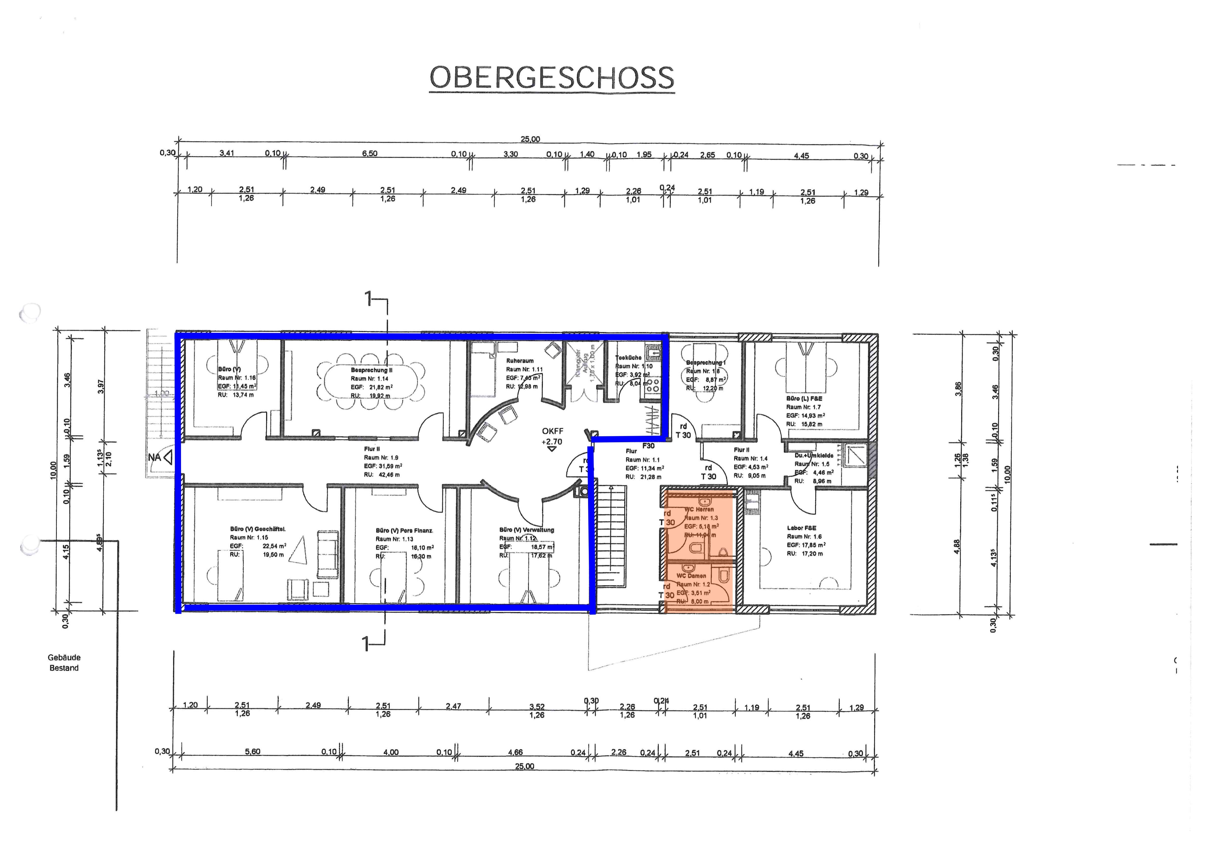 Büro-/Praxisfläche zur Miete provisionsfrei 1.775 € 6 Zimmer 137,4 m²<br/>Bürofläche ab 1 m²<br/>Teilbarkeit Ottenstraße 6A Kirchzarten Kirchzarten 79199