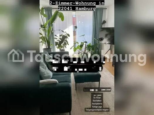 Wohnung zur Miete Tauschwohnung 750 € 2 Zimmer 62 m² Sasel Hamburg 22041