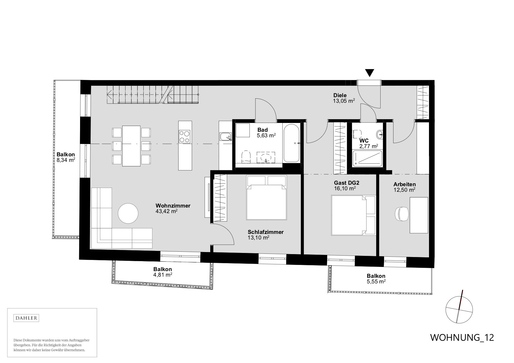 Loft zum Kauf provisionsfrei 1.175.000 € 5 Zimmer 164,5 m²<br/>Wohnfläche 2.<br/>Geschoss Entfelden Reit im Winkl 83242