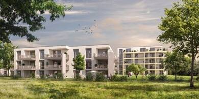 Terrassenwohnung zum Kauf - Neubau provisionsfrei 263.500 € 2,5 Zimmer 56,3 m² EG frei ab sofort Crailsheim Crailsheim 74564