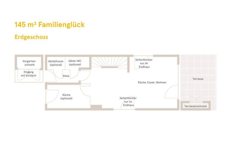 Reihenmittelhaus zum Kauf - Erstbezug provisionsfrei 509.990 € 5 Zimmer 145 m² 153,7 m² Grundstück Jules-Verne-Straße 1 Wolfgang Hanau 63457