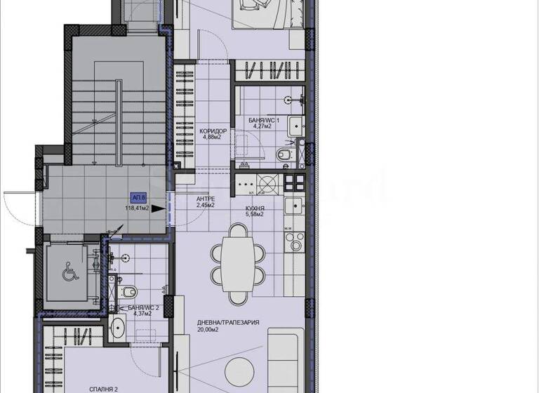 Studio zum Kauf 298.900 € 3 Zimmer 119,6 m² Plovdiv