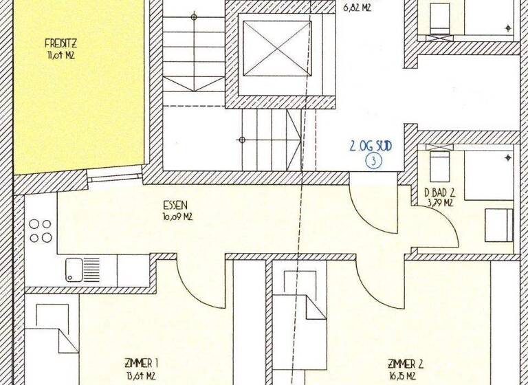 Wohnung zur Miete 650 € 2 Zimmer 41,9 m² 2. Geschoss frei ab sofort Angerstraße 9 Altstadt Passau 94034