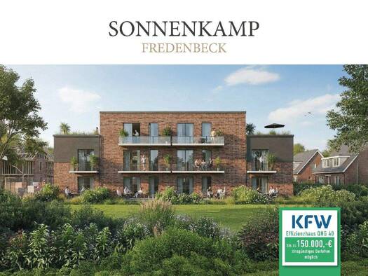 Wohnung zum Kauf - Erstbezug provisionsfrei 294.000 € 2 Zimmer 67,2 m² 1. Geschoss Fredenbeck 21717