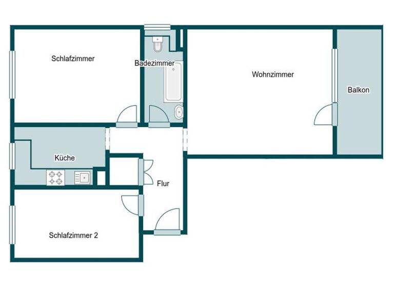 Wohnung zum Kauf 199.999 € 3 Zimmer 72 m² 1. Geschoss Nieder-Roden Rodgau 63110