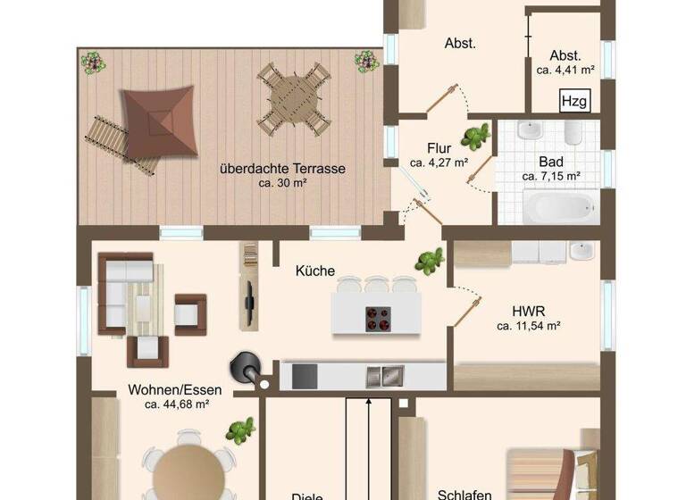 Einfamilienhaus zum Kauf provisionsfrei 299.000 € 5 Zimmer 155 m² 1.111 m² Grundstück Bockhorn Bockhorn Kranenkamp 26345
