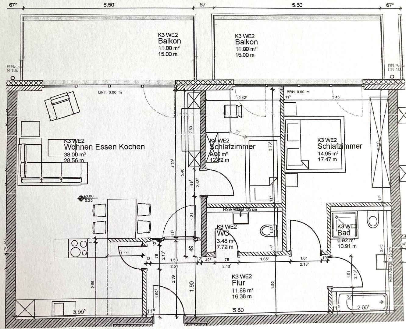 Wohnung zur Miete 700 € 3 Zimmer 95 m²<br/>Wohnfläche ab sofort<br/>Verfügbarkeit An der Marina 1a Bad Essen Bad Essen 49152