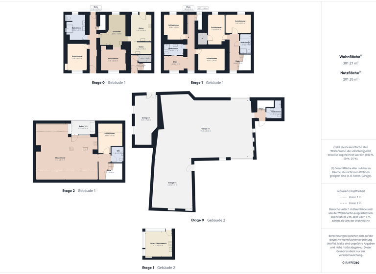 Mehrfamilienhaus zum Kauf 949.000 € 10 Zimmer 301 m² 1.550 m² Grundstück Biesdorf 54675