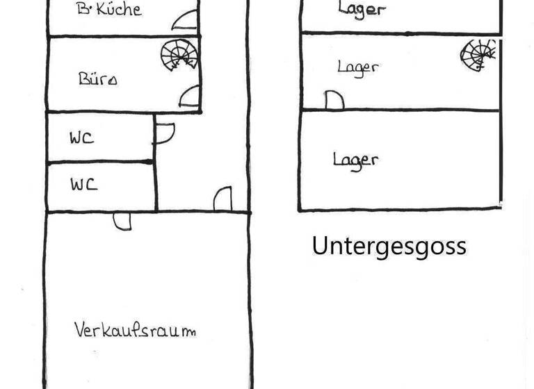 Laden zur Miete 2.200 € 3 Zimmer 150 m² Verkaufsfläche Pempelfort Düsseldorf 40211