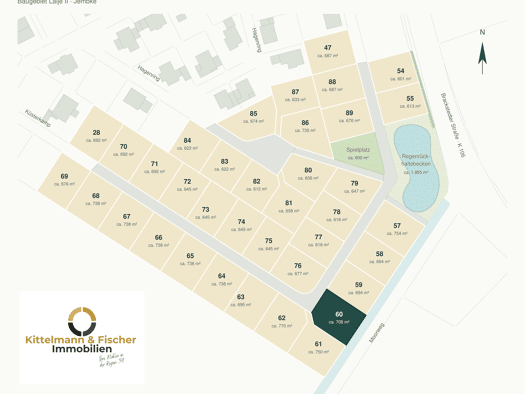 Grundstück zum Kauf provisionsfrei 204.612 € 708 m² Grundstück Küsterkamp 74 Jembke 38477