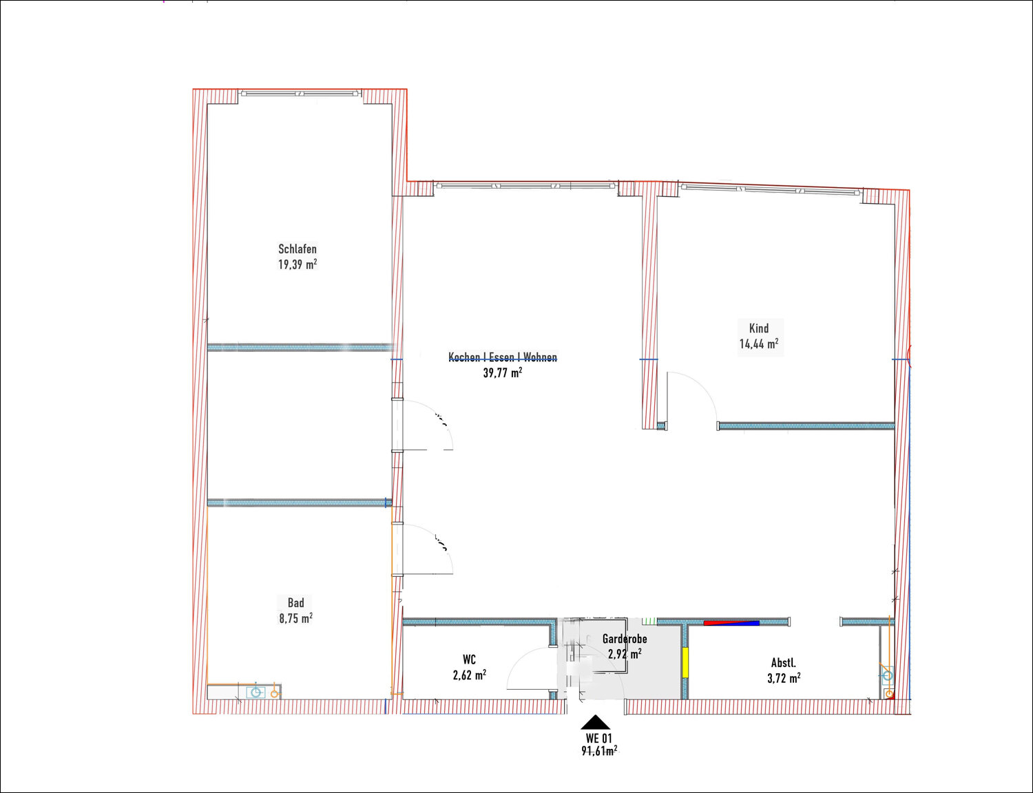 Wohnung zur Miete 1.750 € 3,5 Zimmer 92 m²<br/>Wohnfläche 15.01.2025<br/>Verfügbarkeit Stadtmitte Aschaffenburg 63739